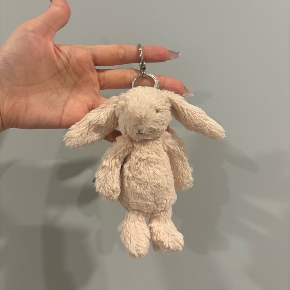 Jellycat Pink Bunny Keychain